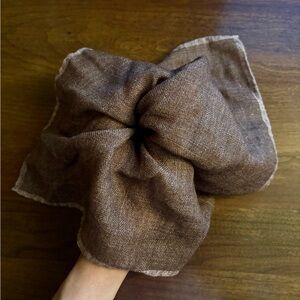 Brown Pocket Square